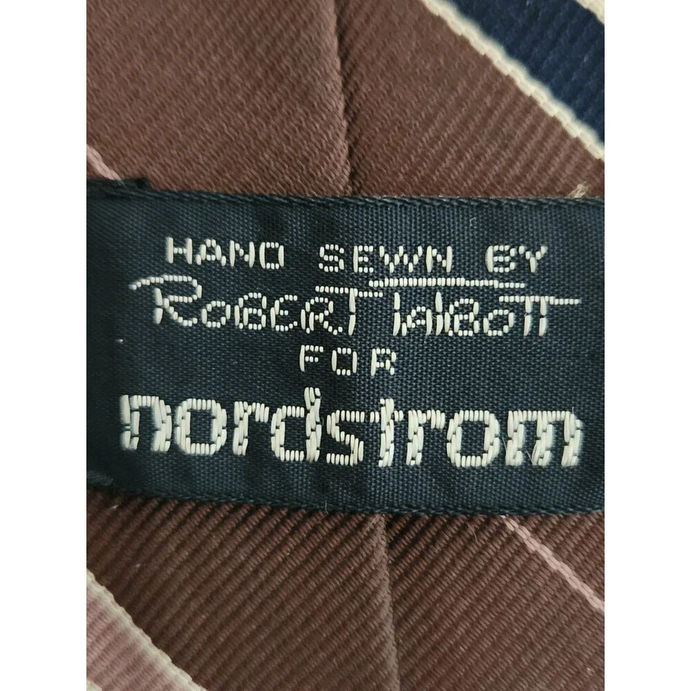 Robert Talbott Nordstrom Silk Tie Red Stripe Hand Sewn USA Lot Of 3